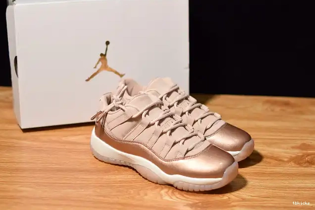 Reps TB Gold 11 Air Jordan GS Rose Low AH7860-105 0612